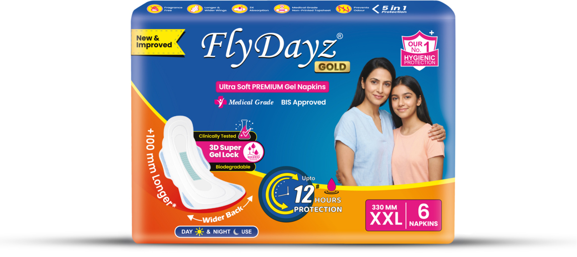 FlyDayz Night Care Sanitary Pad Pack